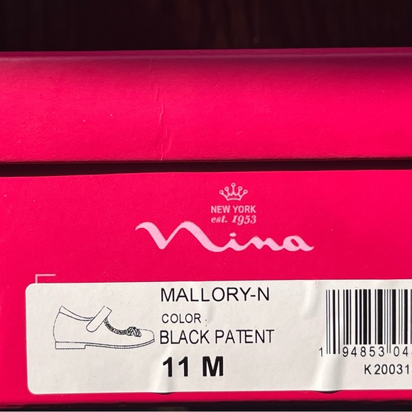 Toddler Patent Black shoes with bow detail - Picture 6 of 7